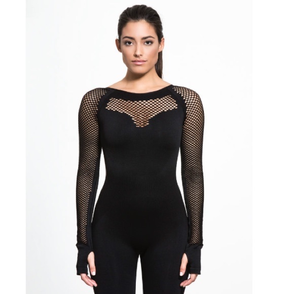 Ivy Park Fishnet Seamless Full Length Bodysuit - Picture 4 of 8